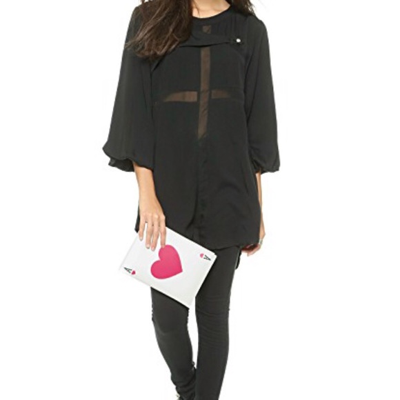 SOLD KATE SPADE BELLA ACE OF HEARTS WRISTLET - Picture 4 of 8